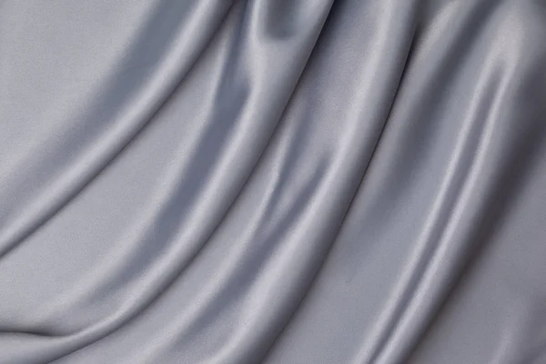 Tissu satin gris — Photo