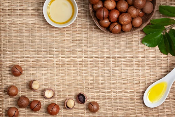 Macadamia noten — Stockfoto