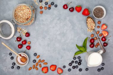 sağlıklı kahvaltı malzemeler