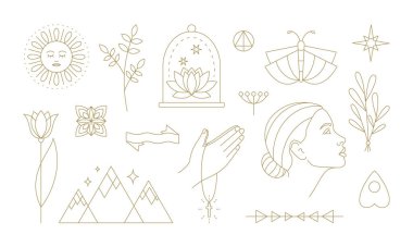 Çeşitli din ve ülkelerin doğrusal sembolleri