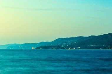 Trieste körfezinde kış akşamı