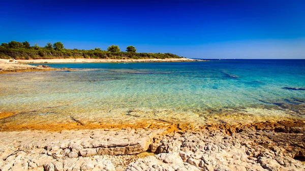 Een Zonnige Dag Aan Zee Kroatië — Stockfoto