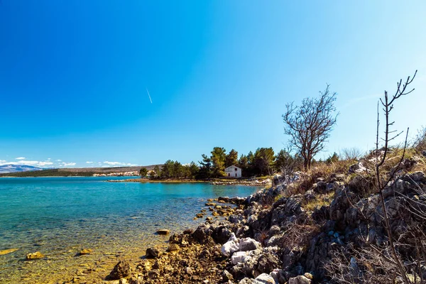 Морський Мис Далматинських Островів — стокове фото