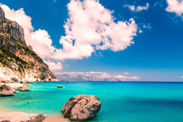 Hermosa Bahía Golfo Orosei Cerdeña — Foto de Stock