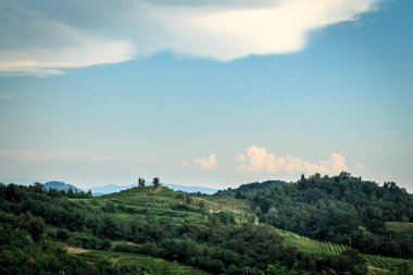 İtalya, Collio 'daki üzüm bağlarına fırtına yaklaşıyor.