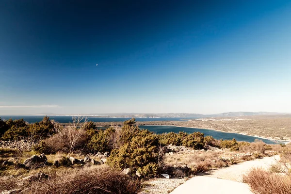 Giorno Soleggiato Primavera Sulle Isole Dalmate — Foto Stock