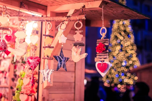 bir Noel İtalyan bir meydanda adil