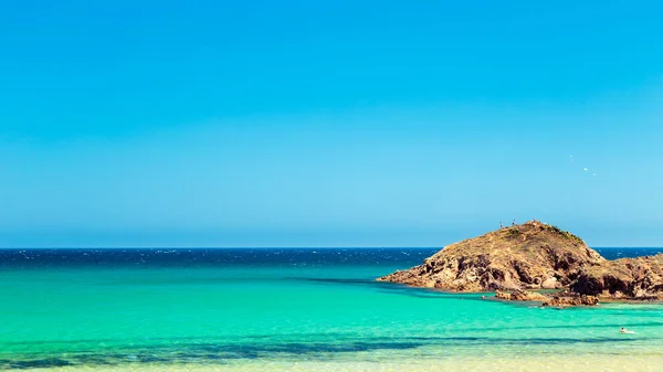 Летний День Пляже Сардинии Италия — стоковое фото