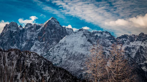 Вершины Тарвизио Итальянских Альпах — стоковое фото
