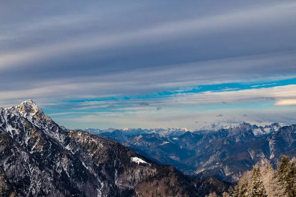 Die Gipfel Von Tarvisio Den Italienischen Alpen — Stockfoto