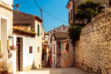 Güneşli bir günde Rovinj, Hırvatistan