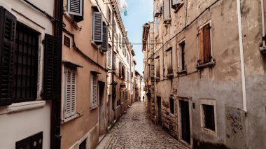 Güneşli bir günde Rovinj, Hırvatistan