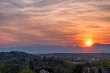 Friuli kırsalında akşam