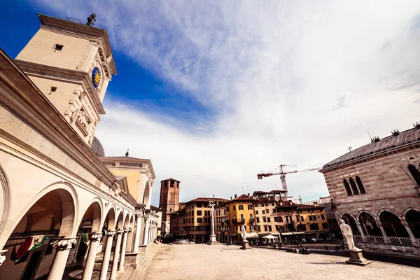 Spring afternoon in the city of Udine — Stock Photo, Image