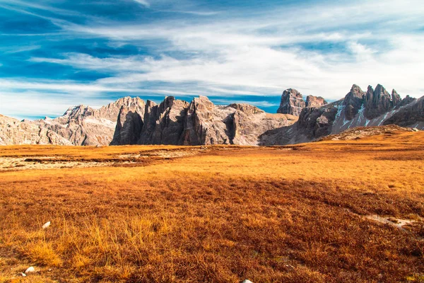 Herbstwanderungen im Hochpustertal — Stockfoto