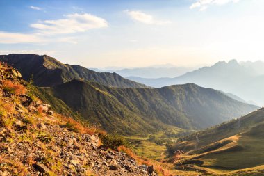 Günbatımı Carnic Alps, Friuli Venezia Giulia, İtalya için