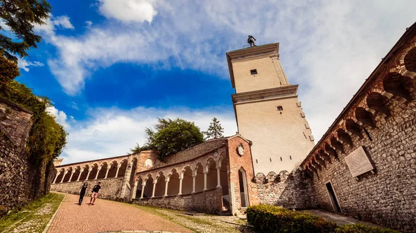 Piękne Miasto Udine Wiosenne Popołudnie — Zdjęcie stockowe