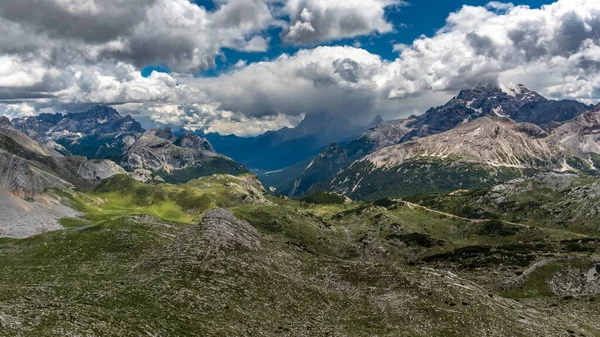 Güzel Dolomiti Bir Yaz Gününde Trentino Alto Adige Talya — Stok fotoğraf