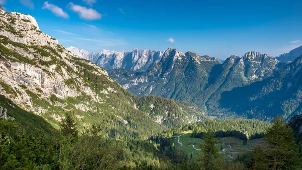 Herfst Komt Eraan Berg Friuli Venezia Giulia Osternig Italië — Stockfoto