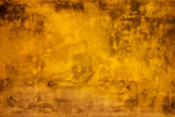 Grunge Gele Geschilderde Muur Textuur Achtergrond — Stockfoto