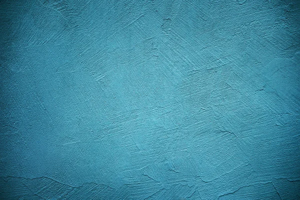 Grunge Blauw Geschilderde Muur Textuur Achtergrond — Stockfoto