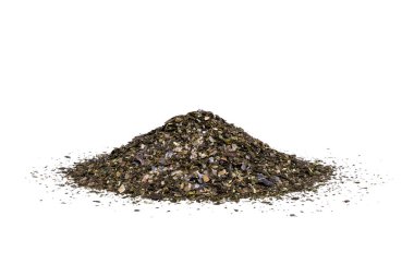 Ayahuasca Guayusa çay yaprakları, üzerinde beyaz izole. 