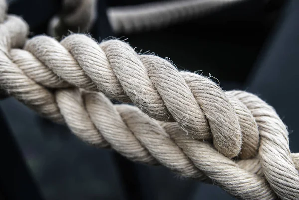 Морська мотузка крупним планом — стокове фото