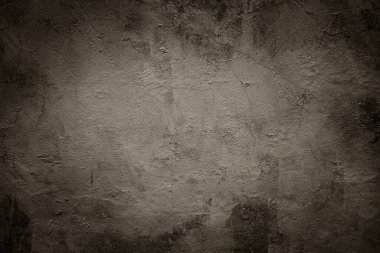 Grunge kahverengi / sepia / gri duvar dokusu arkaplanını çizdi.