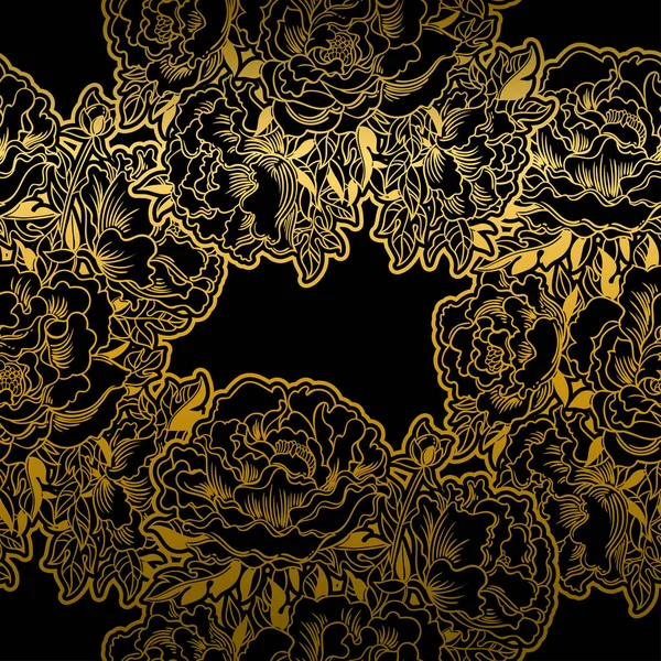 Motif Floral Sans Couture Illustration Vectorielle — Image vectorielle