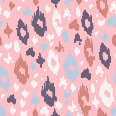 Leopar doku renkli hayvan seamless modeli