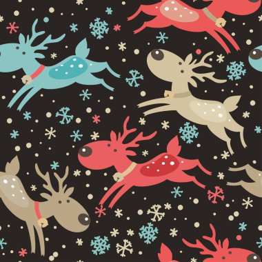 Kusursuz Noel şablonu. Vektör illüstrasyonu