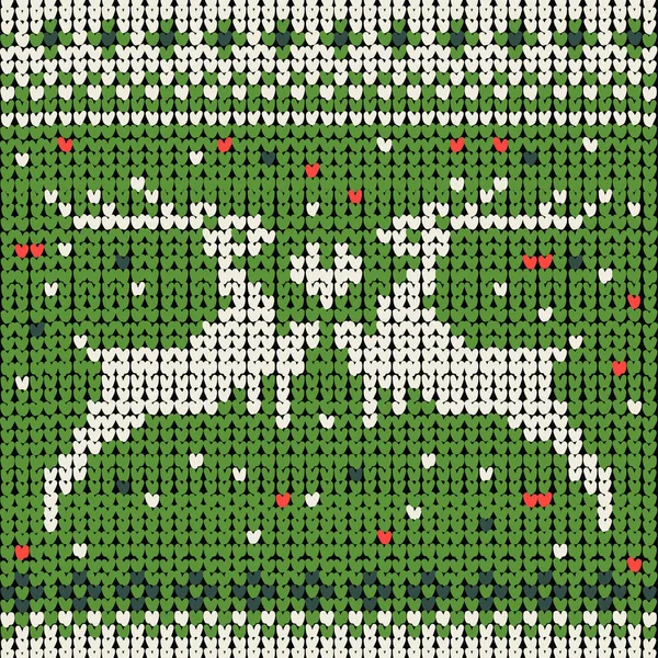 Naadloos Kerstpatroon Vectorillustratie — Stockvector