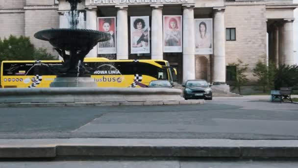 Варшава Польша Мая 2019 Года Автобус Польской Транспортной Компании Bus — стоковое видео