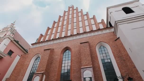 Warsaw Polonia Mayo 2019 Catedral Del Arco San Juan Calle — Vídeos de Stock