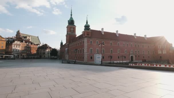 Warsaw Polonia Maggio 2019 Castello Reale Nel Centro Storico Varsavia — Video Stock