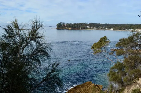 Veduta Caseys Beach Sulla Costa Meridionale Del Nuovo Galles Del — Foto Stock