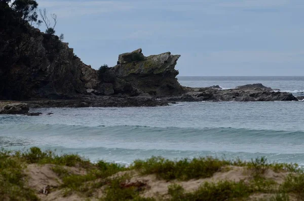 Kilátás Lilli Pilli Beach Déli Partján Dél Wales Ausztrália — Stock Fotó