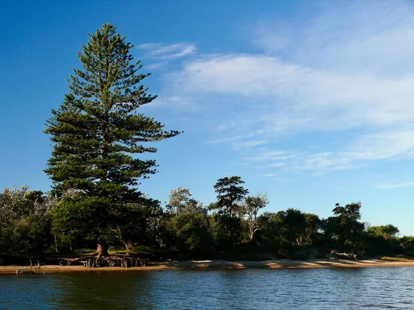 Widok Puckeys Lagoon Wollongong Australia — Zdjęcie stockowe