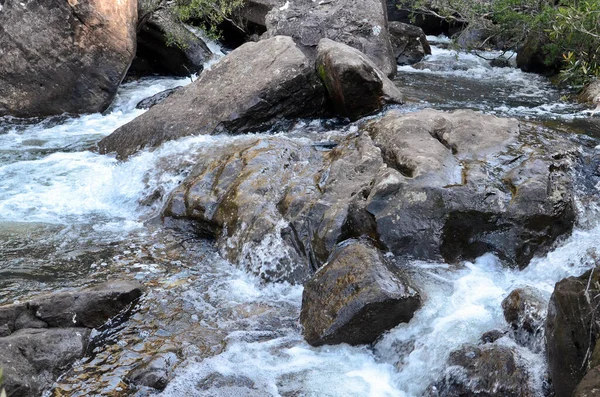 Water Flowing Rocks Blue Mountains West Sydney Australia — Stock Photo, Image