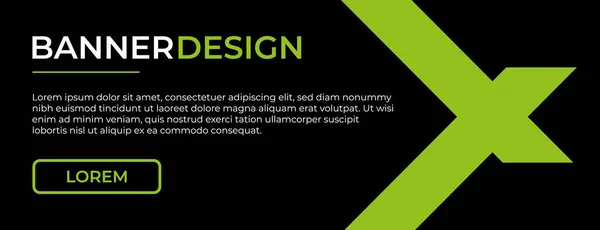 Diseño Plantilla Banner Diseño Banner Web Banner Anuncios Con Color — Vector de stock
