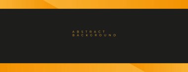 Sarı ve siyah arka plan tasarımı. İş için soyut sarı arka plan tasarımı. sarı arkaplan vektörü illüstrasyonu
