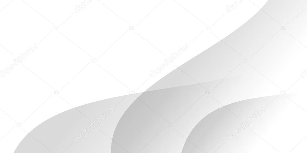 abstract liquid background . white and grey gradient background design . vector illustration