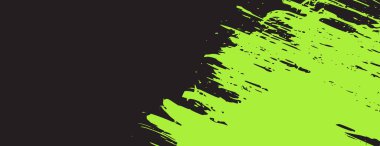 fırça veya grunge efektli yeşil ve siyah arkaplan