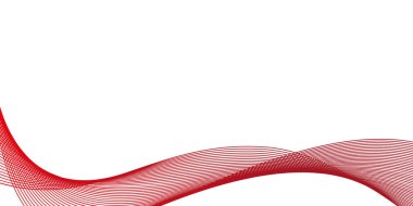 kırmızı dalgalı arka plan. modern arka plan tasarımı. Vektör illüstrasyon eps10