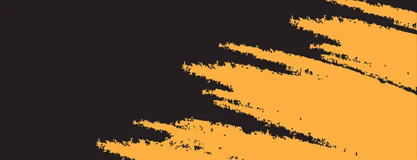 Чорно Жовтий Дизайн Фону Гранжевим Або Пензлем Абстрактний Дизайн Фону — стоковий вектор
