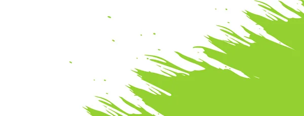 Fondo Verde Blanco Con Efecto Pincel Grunge — Vector de stock