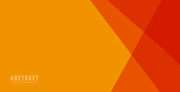 Orange Bakgrund Design Abstrakt Orange Banner Vektor Illustration — Stock vektor