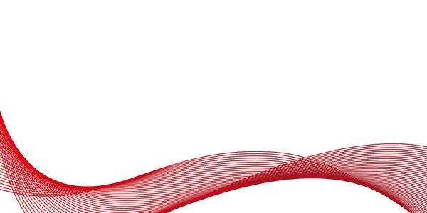 Rode Golvende Achtergrond Modern Achtergrond Ontwerp Vectorillustratie Eps10 — Stockvector