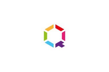 Q harfi logo tasarımı. Modern ve yaratıcı logo. vektör illüstrasyonu