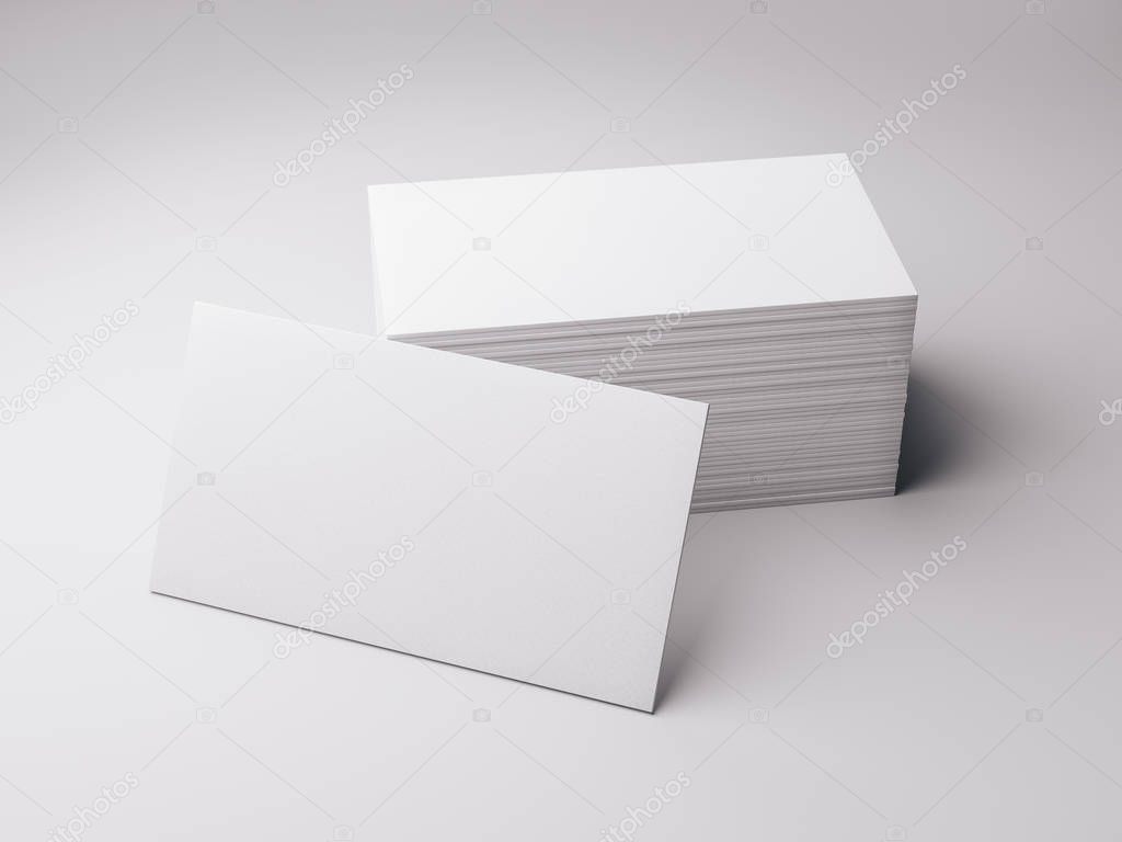 .Creative mockup set. Minimalistic mockup with business cards on wood and warble texture.
